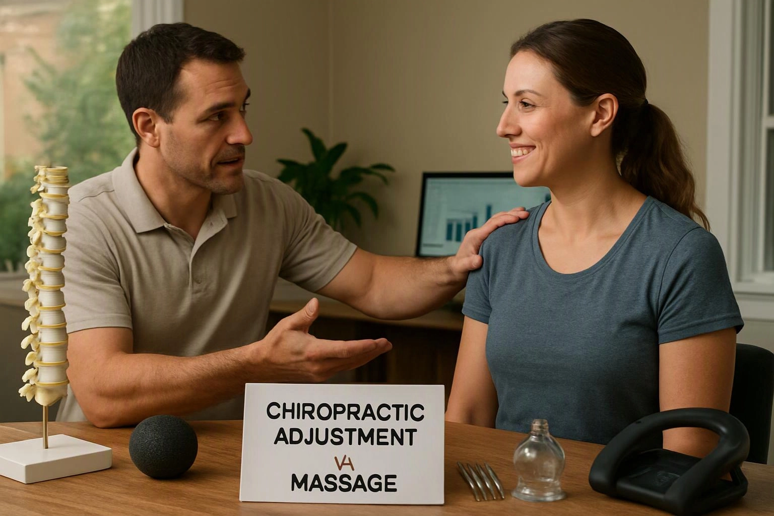 Chiropractic Adjustment, Massage, Dry Needling, Cupping, and Decompression Compared