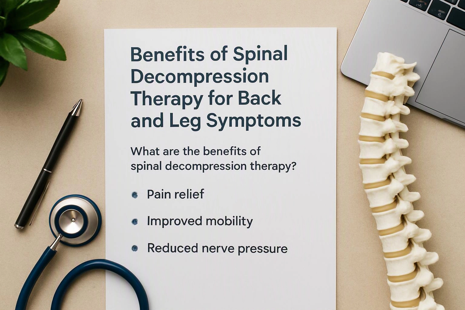 Benefits of Spinal Decompression Therapy for Back and Leg Symptoms