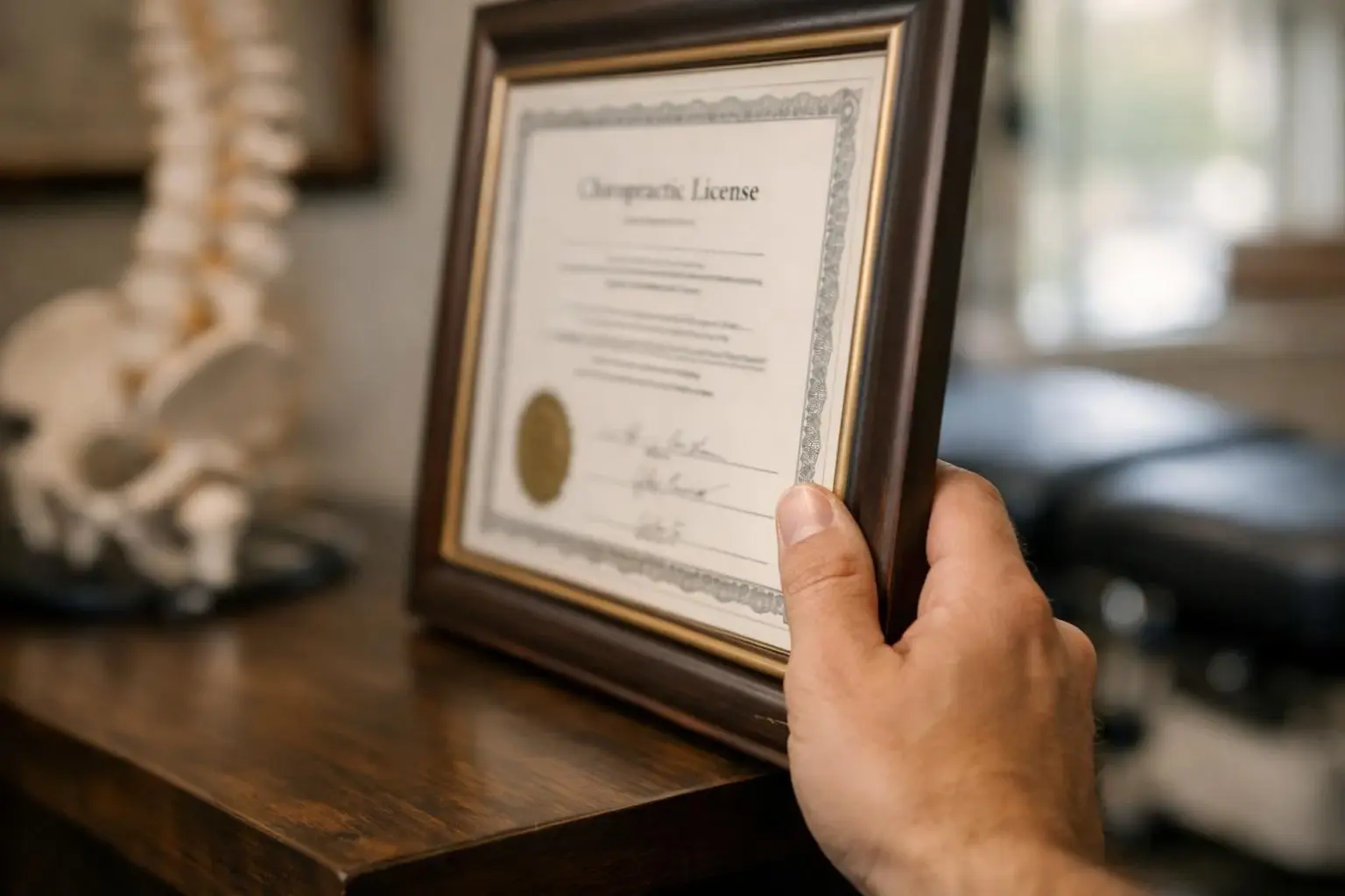 Chiropractic License in Chiropractor: Chiropractic License is an official state-issued credential that permits a practitio...