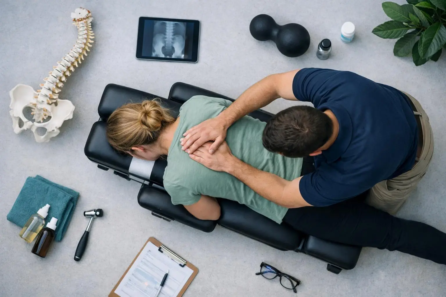 Chiropractic Manipulation in Chiropractor: Chiropractic Manipulation is a hands-on treatment method used by licensed chiro...