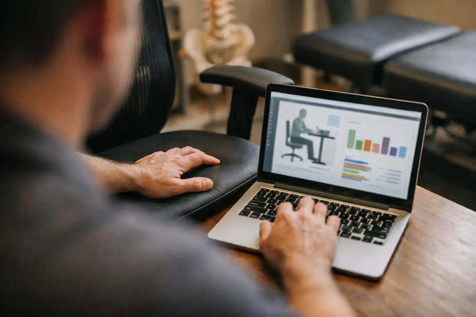 How Ergonomic Assessment applies to Chiropractor services in Savannah, United States—practical illustration