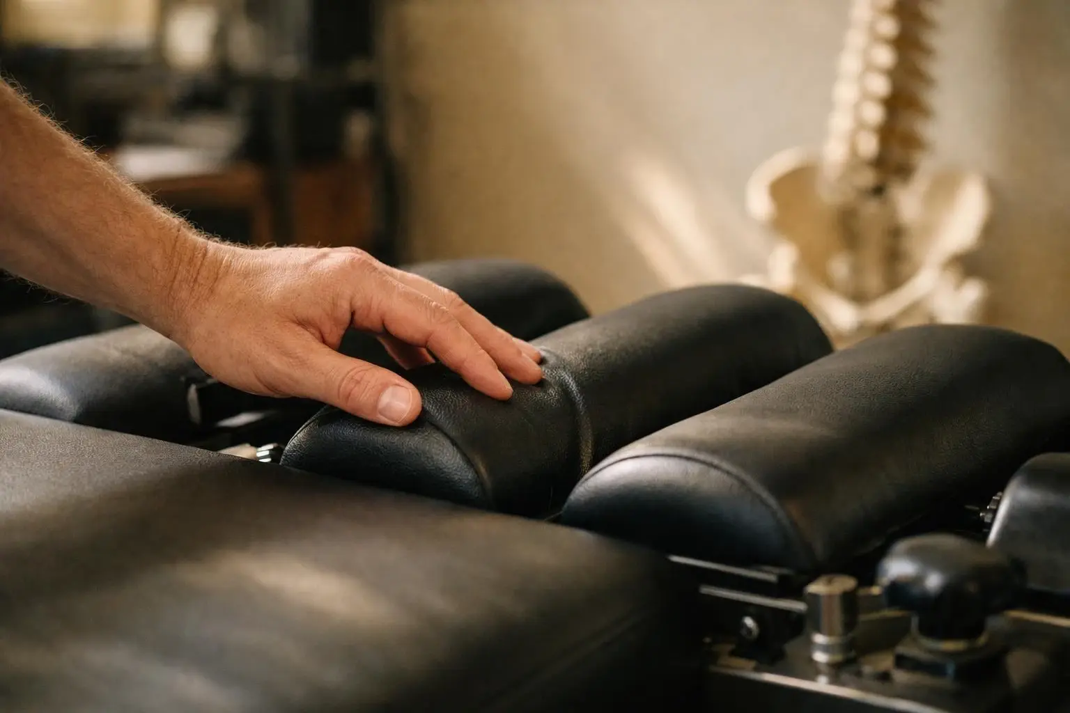Intersegmental Traction in Chiropractor: Intersegmental Traction is a chiropractic therapy that gently stretches and mobil...