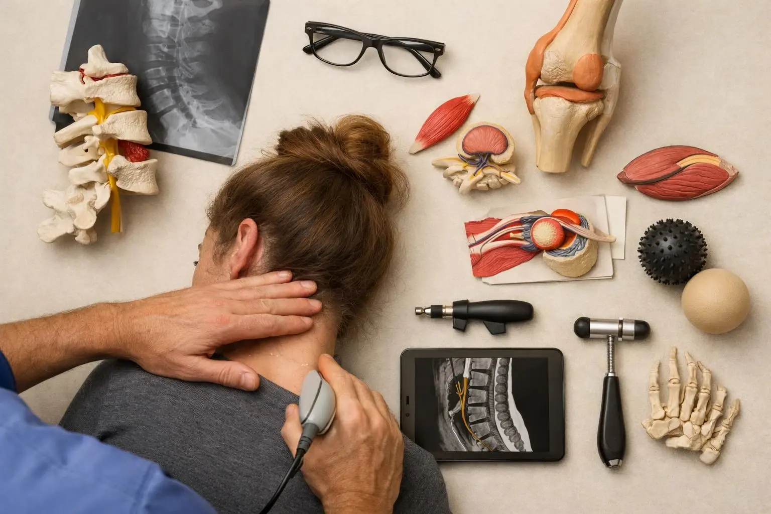 Nerve Compression in Chiropractor: Nerve Compression is a condition where surrounding tissues, such as bones, cartilage—vi...