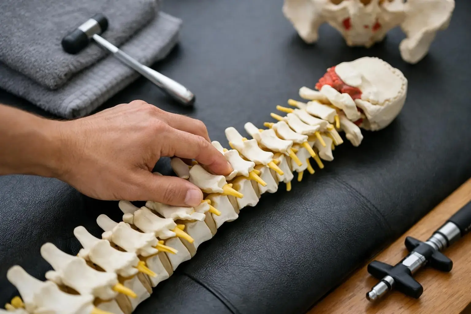 Spinal Adjustment in Chiropractor: Spinal Adjustment is a precise manual procedure performed by a licensed chiropractor—vi...